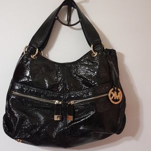 Michael Kors Black Patent Handbag
